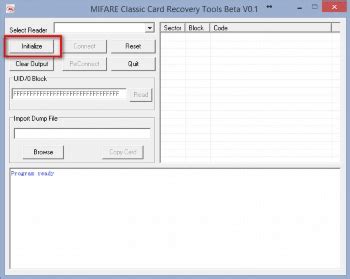 mifare classic card recovery tools beta v0.1 download|acs MIFARE key management tool.